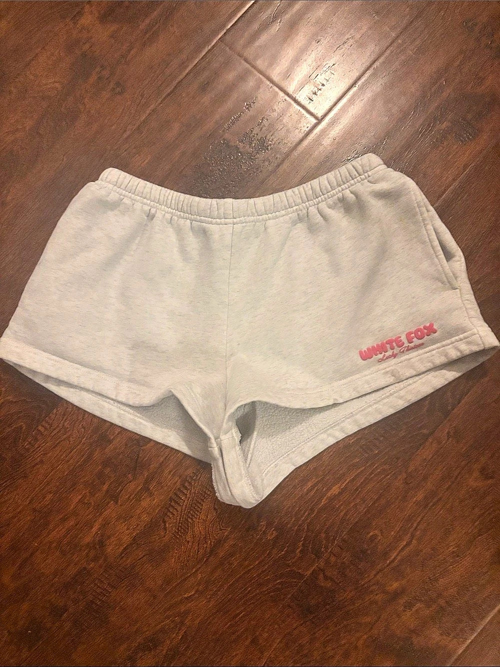 3/$20 White Fox Gray Athletic Shorts